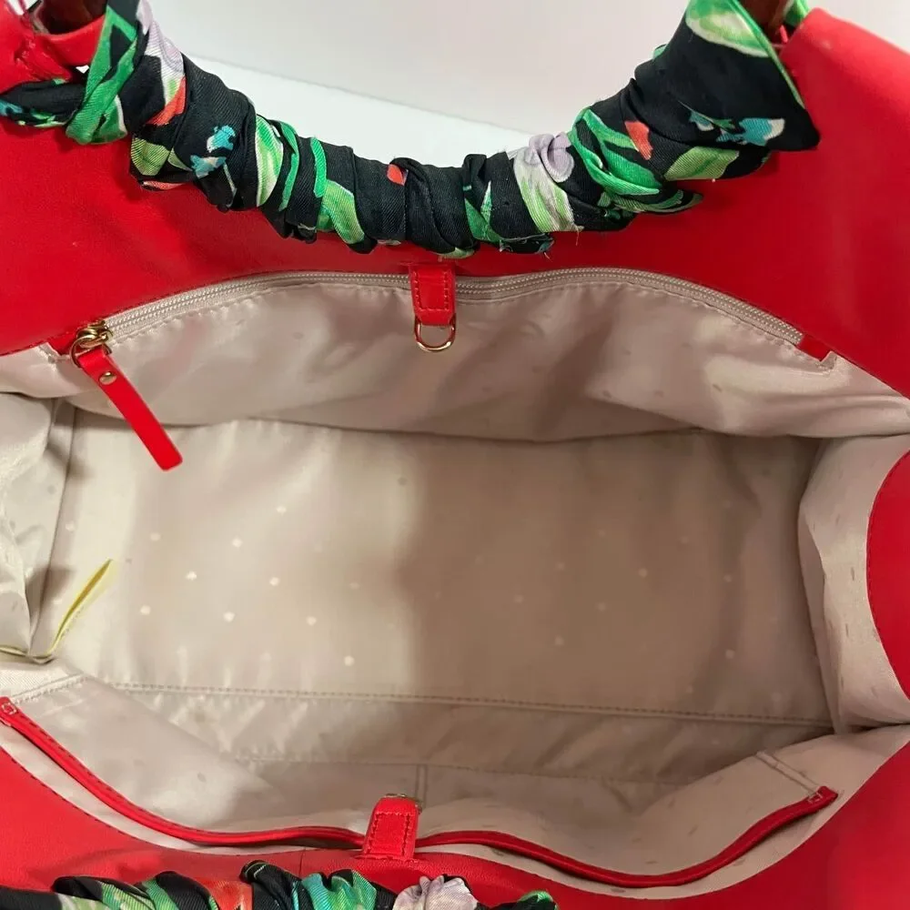 Kate Spade Prickly Pear Red Ridgefield Street Katarina Leather Bag Purse‎